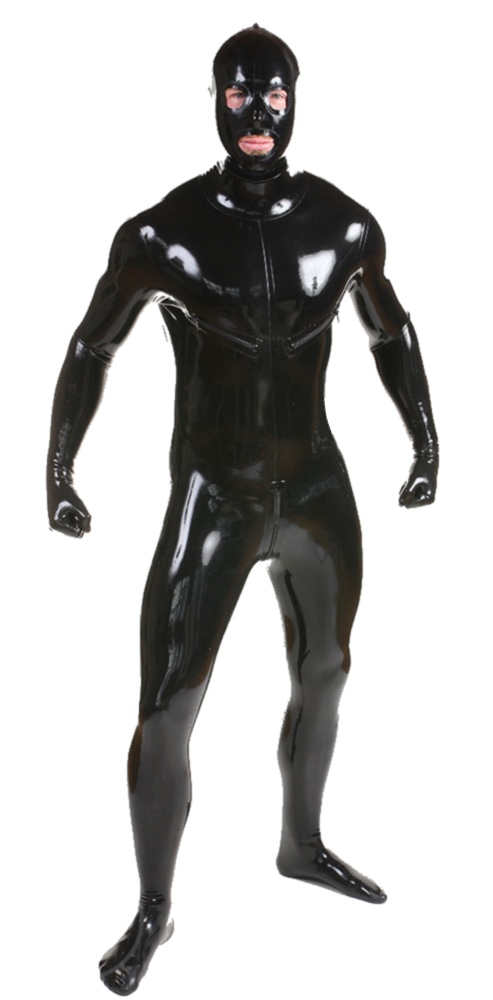 Der komplette Rubbersuit.